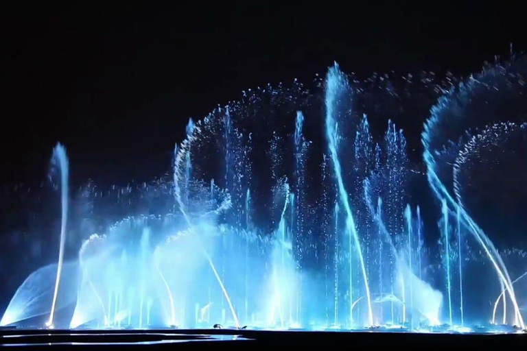 New Delhi : Visite de l&#039;exposition Akshardham et du spectacle de l&#039;eau et de la lumière