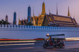 Bangkok: Private Tuk-Tuk-Nachttour mit Live-Tourguide