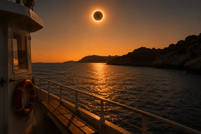 Ibiza: Sunset Cruise Ship to See the Solar Eclipse Ibiza: Sunset Cruise to See the Solar Eclipse
