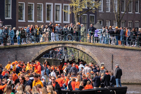 Amsterdam: Kings Day Boat Party with Unlimited Drinks