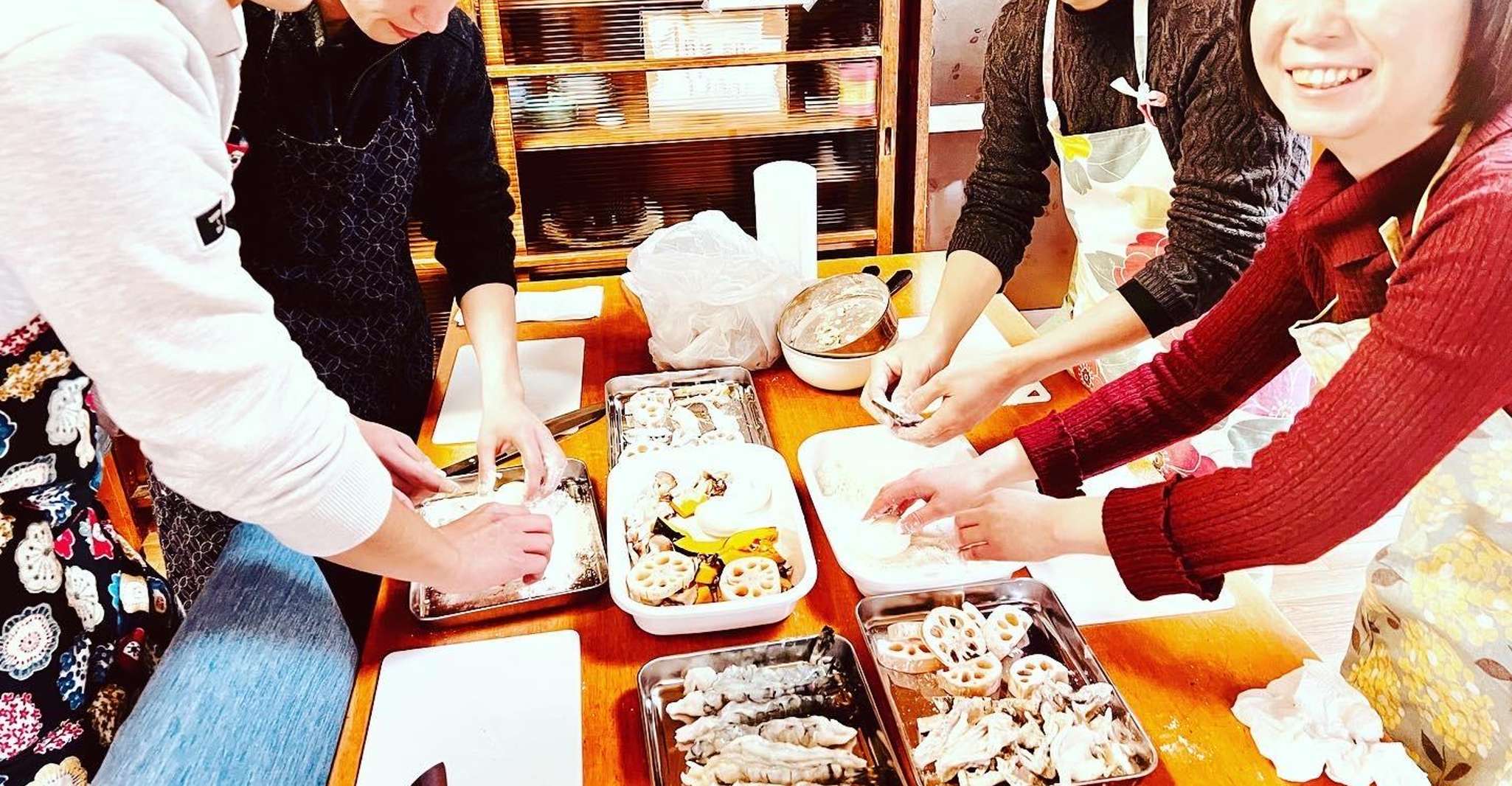 Osaka Authentic Tempura & Miso Soup Japan Cooking Class photo 6