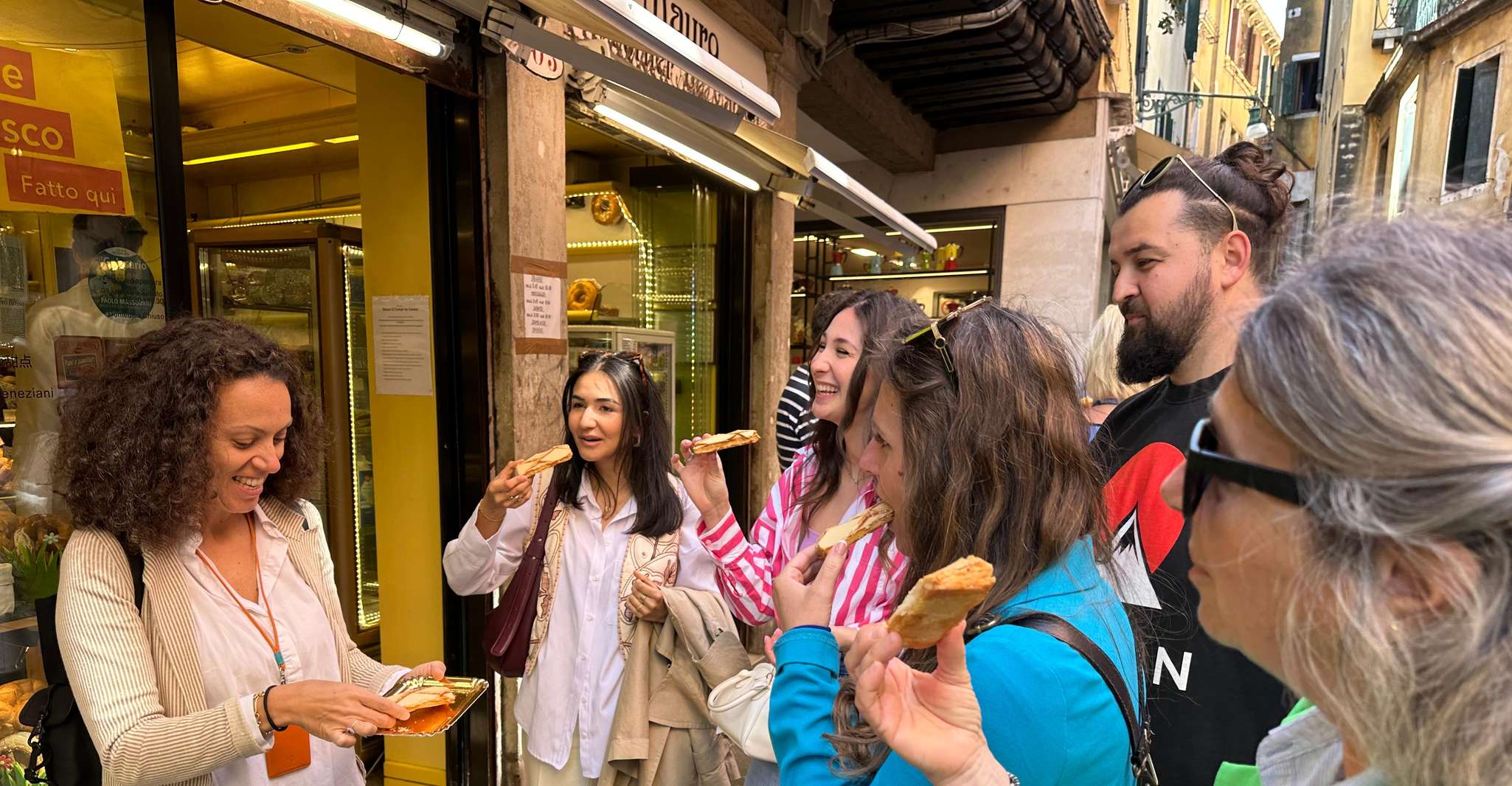 Venice Rialto Market Food Walk in Venice, Italy