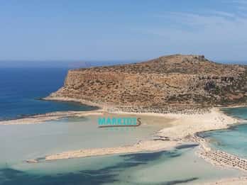 Rethymno: Escursione di un giorno a Gramvousa e alla laguna di Balos con biglietto per la barca