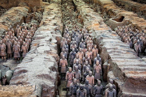 Xi&#039;an classique : Visite guidée en bus de l&#039;Armée de terre cuiteVisite en bus de l&#039;armée de terre cuite