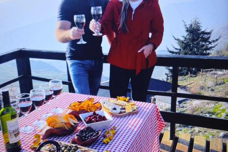 Santiago: Sunset in the Andes with a picnic Santiago: Sunset in the Andes with picnic