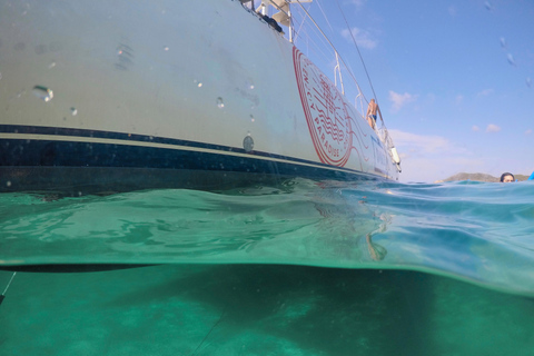 Ibiza: Formentera Sailing Catamaran with BBQ & Snorkeling