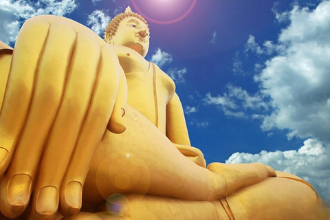Bangkok to Ayutthaya, Big Buddha Monkey Temple & Hidden Cafe
