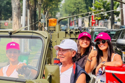 Saigon Half day by Jeep: City Landmarks & Local Life