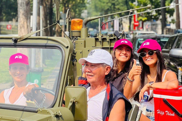 Saigon Half day by Jeep: City Landmarks & Local Life