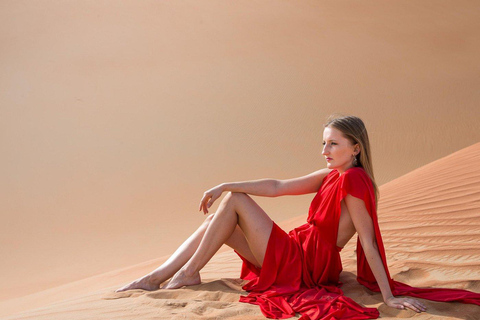 Fuerteventura: Corralejo Sand Dunes Flying Dress Photoshoot Ultimate (50 photos | 90 mins | 30sec video)