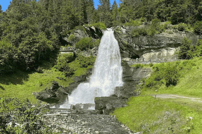 Wycieczka z przewodnikiem: Hardangerfjord, wodospady i przeprawa promem