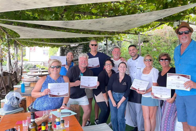 Positano: lekcja gotowania i degustacja vista li Galli