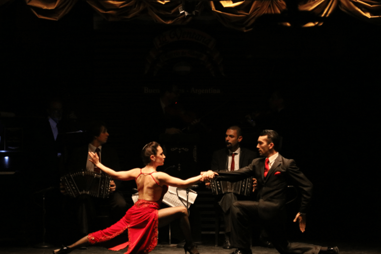 Spectacle de tango à La Ventana avec dîner facultatifDîner-spectacle à La Ventana