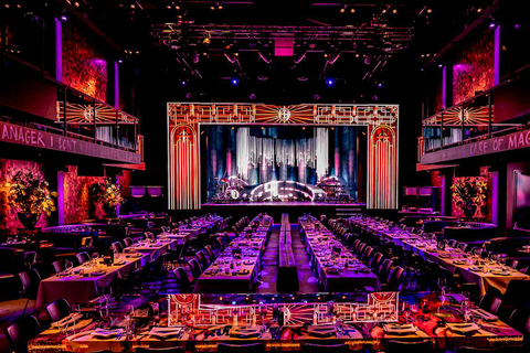 Amsterdam: VEGAS Dinner Show with 4-Course Sharing Menu Ground-Floor Tables