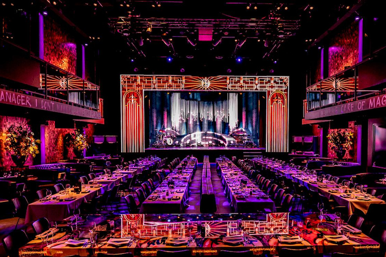 Amsterdam: VEGAS Dinner Show with 3-Course Sharing MenuGround-Floor Tables