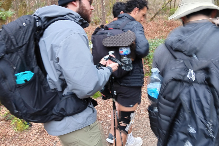 Roads from Tui to Santiago Compostela