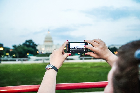 DC: Hop-On Hop-Off Sightseeing Tour by Open-top Bus 1-Day Ticket