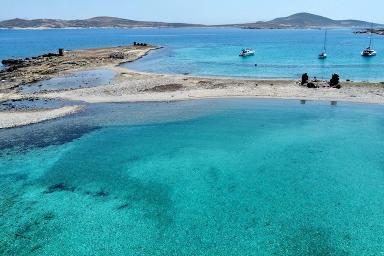 CROCIERA PRIVATA MATTUTINA SULLA COSTA MERIDIONALE DI MYKONOS O SU DELOS E RENIACROCIERA PRIVATA MATTUTINA SULLA COSTA MERIDIONALE DI MYKONOS