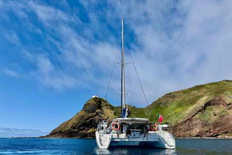 Vila Franca Islet & Beaches: Private Sailing Catamaran