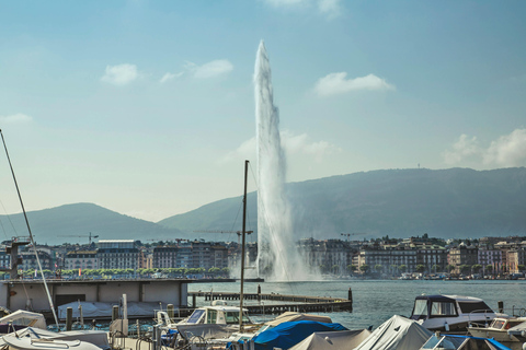 Lucerne: Private Transfer to Geneva with Montreux Stop
