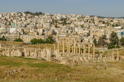 Vanuit Amman : Dagvullende tour - Jerash en de Dode Zee.tour met alleen vervoer