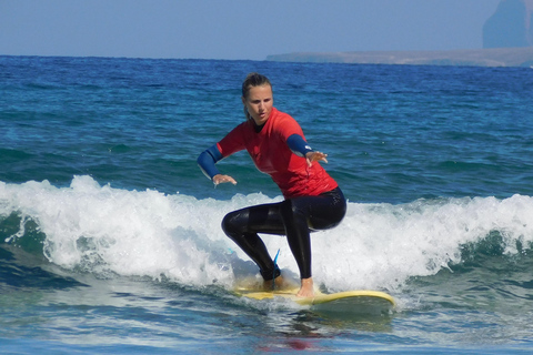 Kalufa Surf school in Caleta de Famara, Lanzarote Caleta de Famara in Lanzarote: Kalufa Surf school