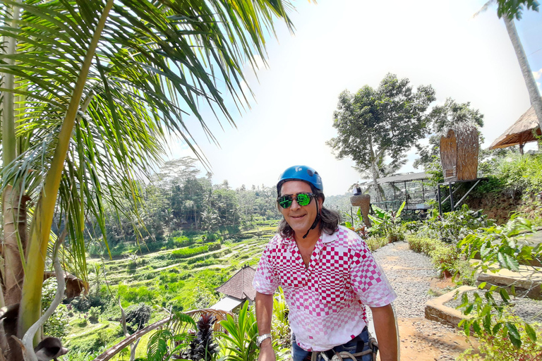 Ubud: foresta delle scimmie, terrazzamenti di riso e cascata