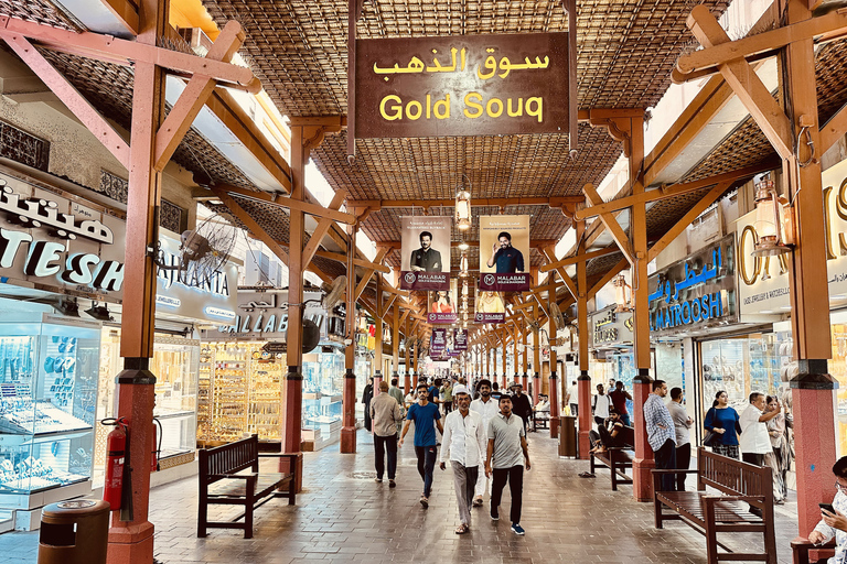 Dubai: Old Dubai & Souks Guided Tour with Tastings & Cruise Private Tour with Guide and Hotel Pickup