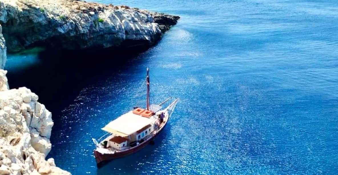 Pounta: A boat trip to the Pirate Cave & Blue Lagoon — a boat tour from Paros, Greece