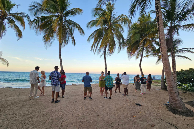 San Juan : Cours de salsa au coucher du soleil sur la plage