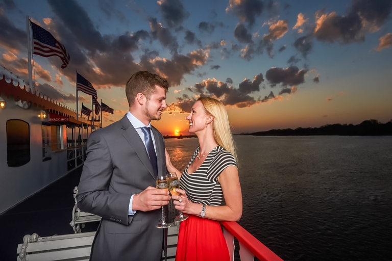 Savannah : croisière au coucher du soleil en bateau fluvial