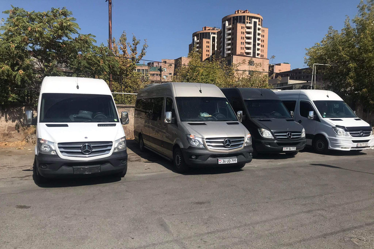 Transfer from Zvartnots airport to the hotel in Yerevan