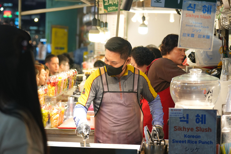 Seul: Wegańska i wegetariańska wycieczka kulinarna po targu GwangjangSeul: Wycieczka kulinarna po targu Gwangjang – dania wegańskie i wegetariańskie