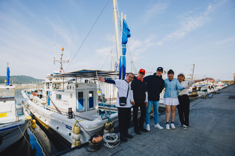 Osaka : Excursion de pêche, déjeuner et dîner avec un pêcheur certifié