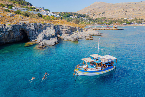 Sailing Lindos & Hidden Bays with Captain Vasilis