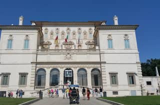 Rom: Eintrittskarte für die Galleria Borghese + Broschüre