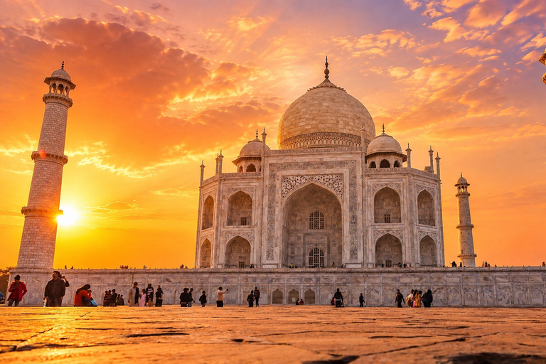 Agra: Evening Guided Tour with Sunset View of the Taj Mahal Agra: Evening Tour with Sunset View of the Taj Mahal