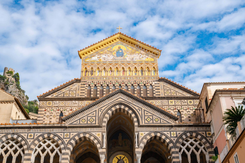 De Nápoles: Excursão a Pompéia e AmalfiDe Nápoles: Visita guiada a Pompéia e Amalfi