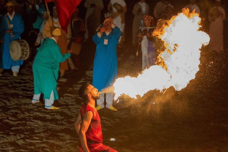 مراكش عرض الفانتازيا الفولكلوري وعشاء مغربي في شي علي فانتازيا