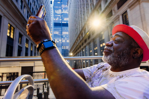 Chicago: Sunset Tour by Open-top Bus with Live Guide Panoramic Sunset Tour