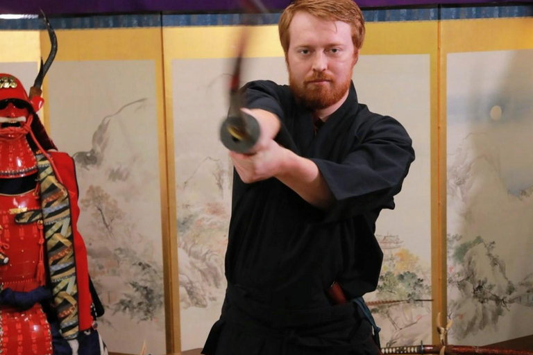 Osaka: Learn Bushido - Trial Slashing with Samurai Sword Trial slashing in Bushido with Samurai Sword real sharpnes