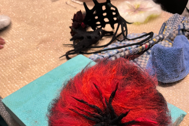Thessaloniki: Felting Workshop with Tea and Biscuits