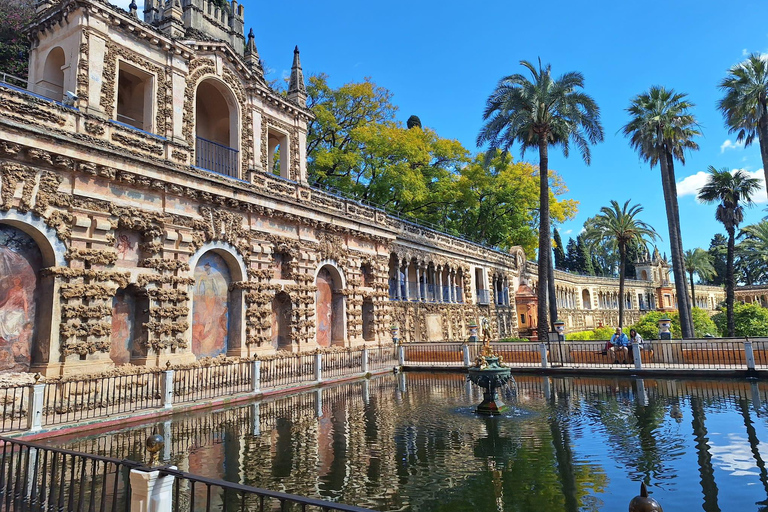 Seville: Guided visit to the Alcázar, Cathedral and Giralda
