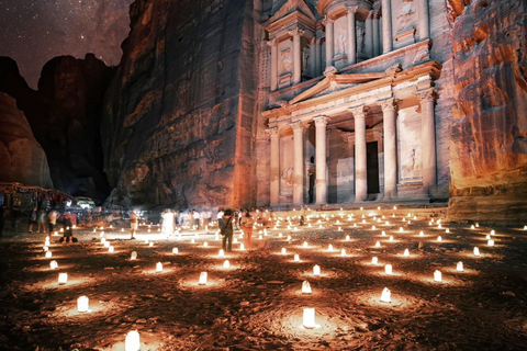 Petra & Wadi Rum: 2 Days Tour from Amman