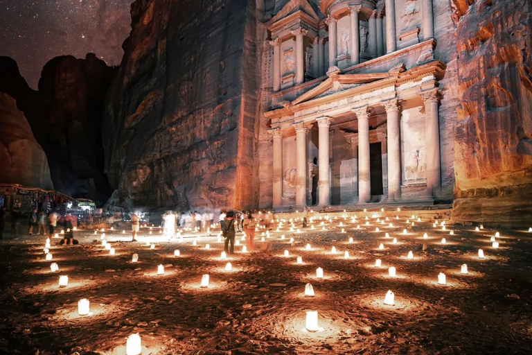 Petra & Wadi Rum: 2 Days Tour from Amman