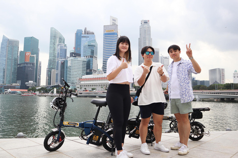 Singapore: Electric Bicycle Experience (Rental and Tour) Marina Bay - Electric Bicycle Guided Tour for 5 Adults