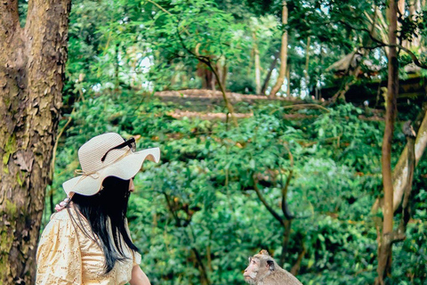 Ubud-avontuur: apenbos, rijstterrassen en watervallen