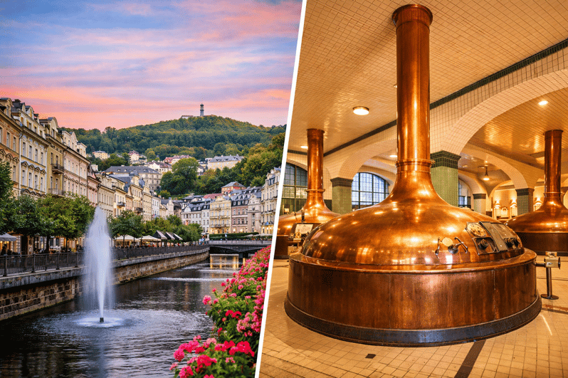 Prague: Karlovy Vary and Pilsner Brewery Day Trip
