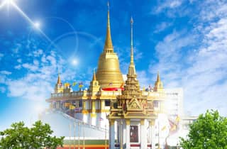 Bangkok: Wat Ratchanatdaram, Golden Mount, & Wat Trai Mit