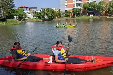 Kajakken in Colombo